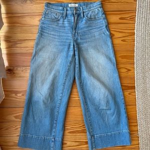 Madewell Wide-Leg Crop Vintage - Size 25
